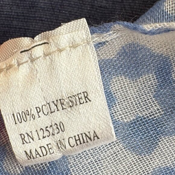 Colorful Paisley & Floral Lightweight Scarf/Shawl With Fringe Edges - Picture 8 of 9